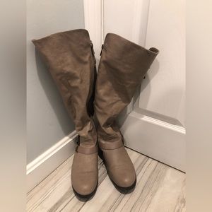 Tall tan boots